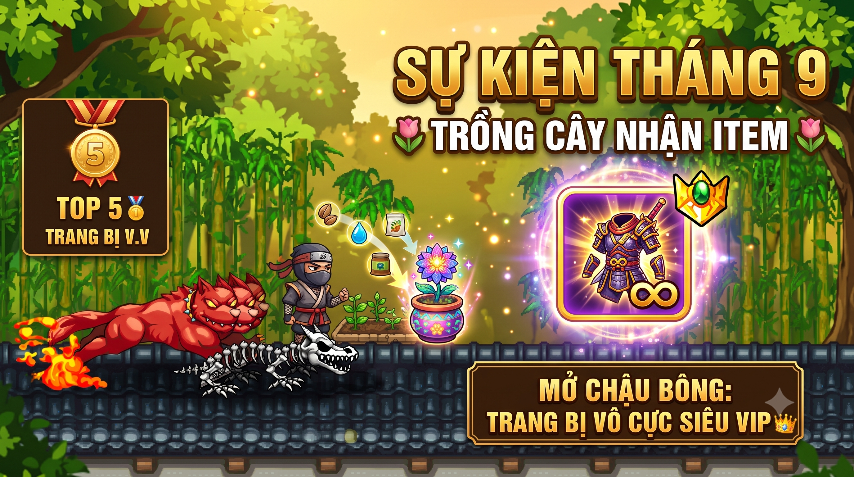 Cày sự kiện nhận trang bị vô cực